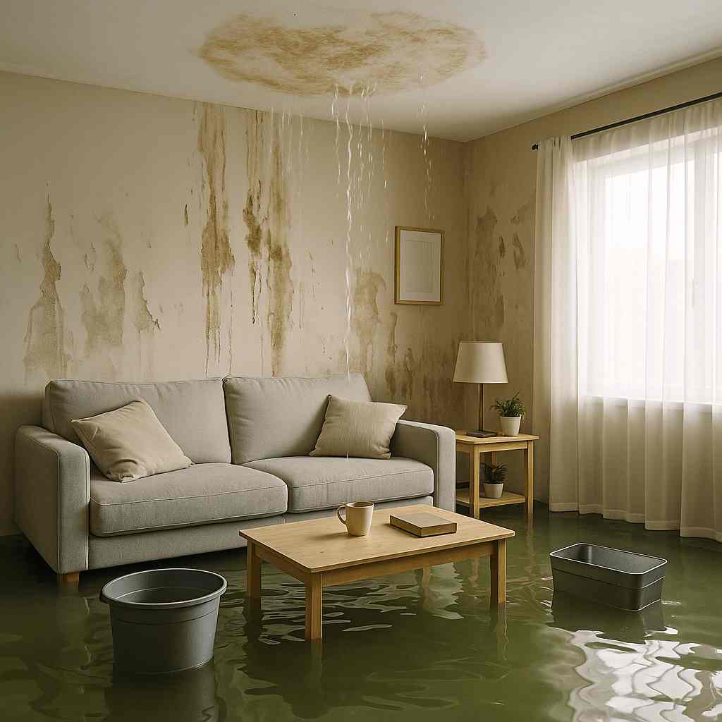 Water Damage in a House of Houston 3